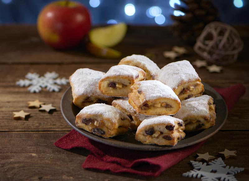 Apple Stollen Bites