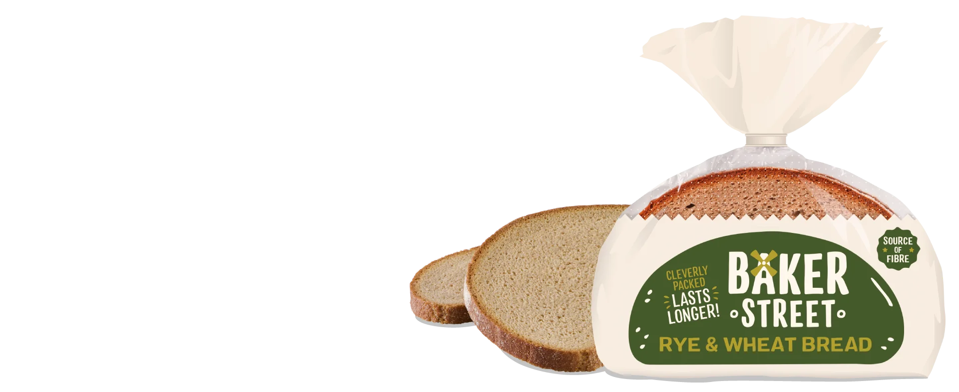 Rye & Wheat Bread - Hero Product Image