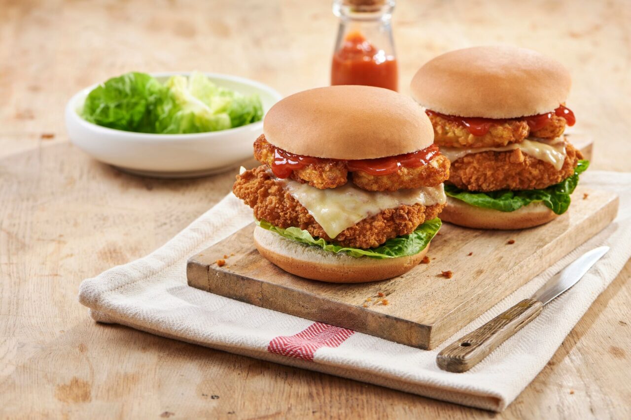 Chicken & Hash Brown Burger