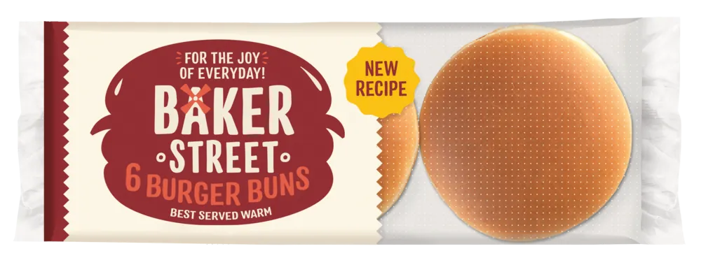 Baker Street - 6 Burger Buns