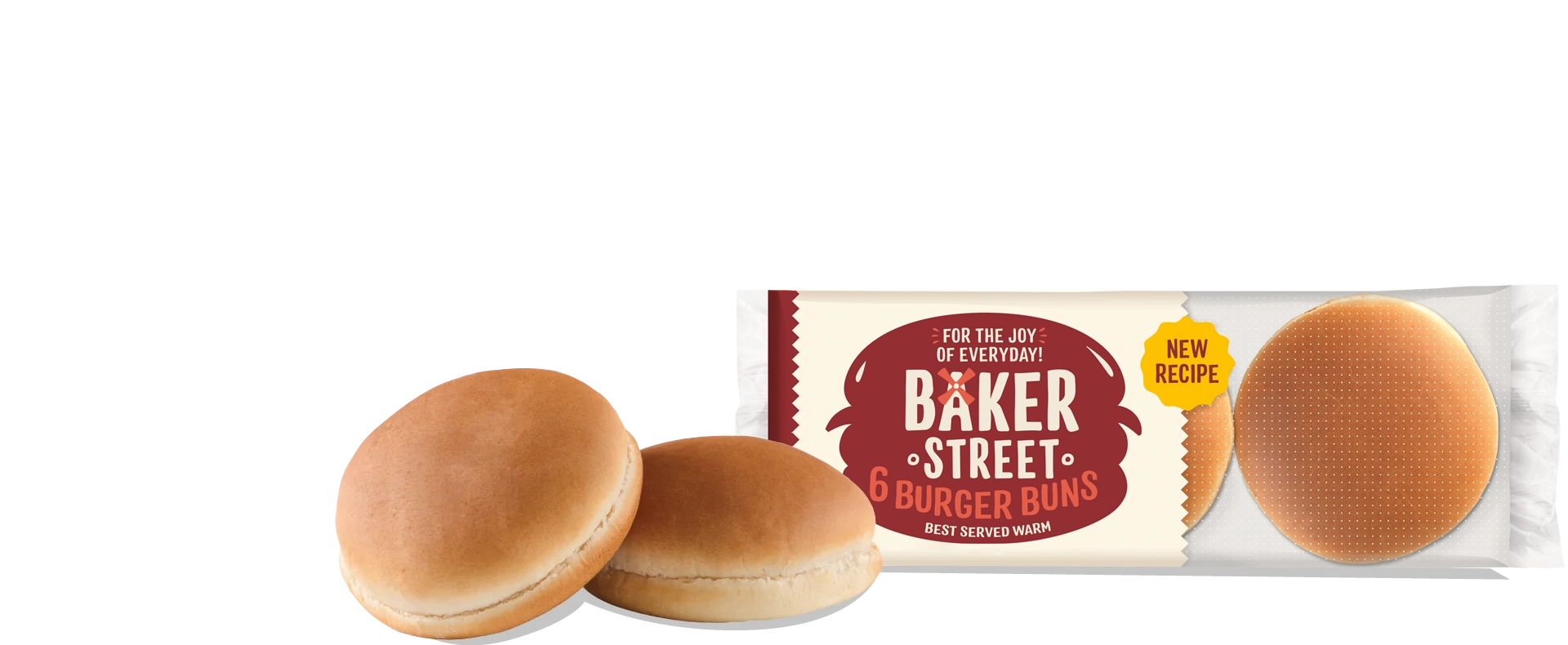 6 Burger Buns - Hero Product Image
