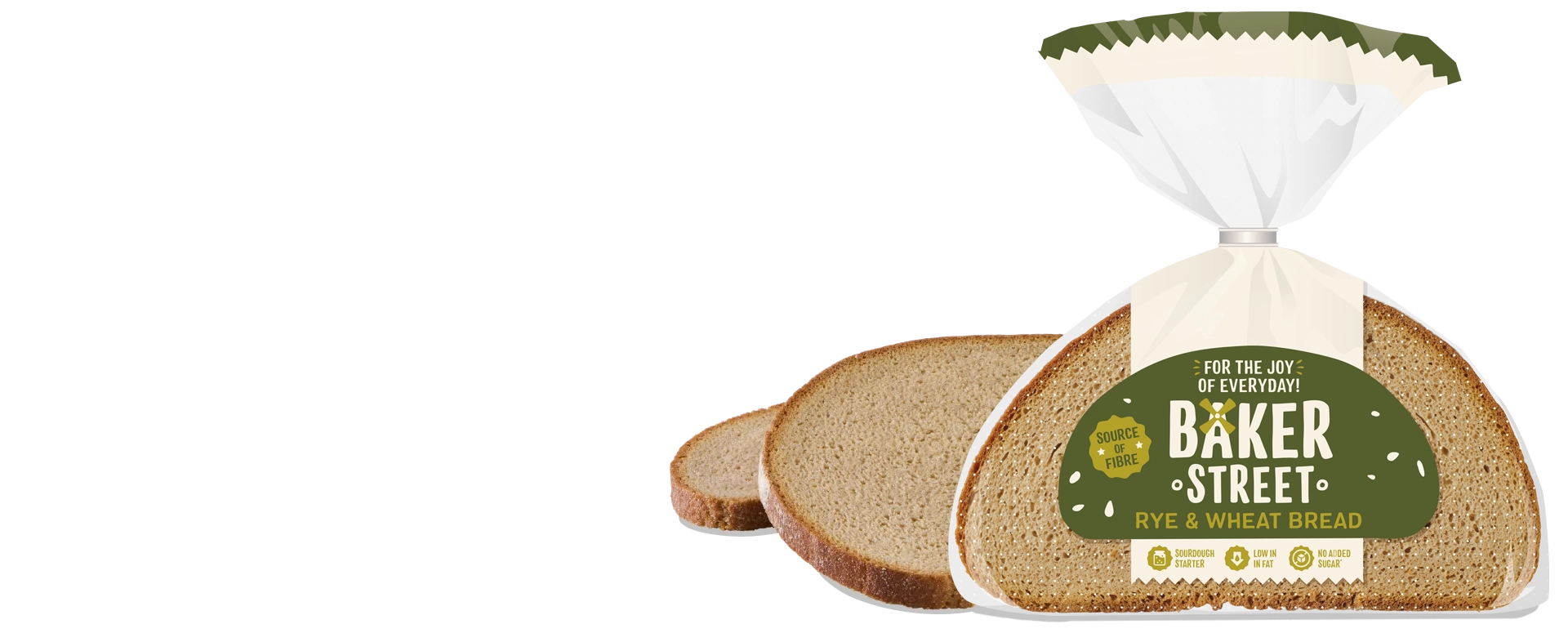 Rye & Wheat Bread - Hero Product Image